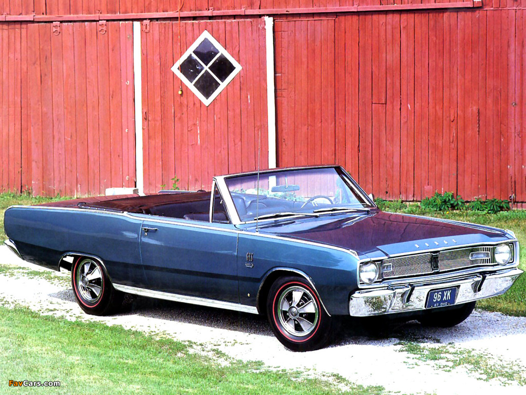 Dodge Dart GTS Convertible 1967 wallpapers (1024 x 768)