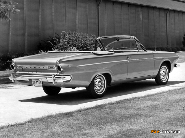 Pictures of Dodge Dart Convertible 1963 (640 x 480)