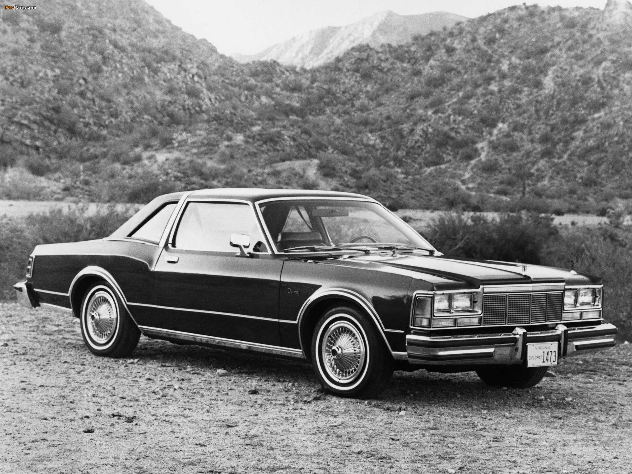 Images of Dodge Diplomat Medallion Coupe (GP22) 1977 (2048 x 1536)