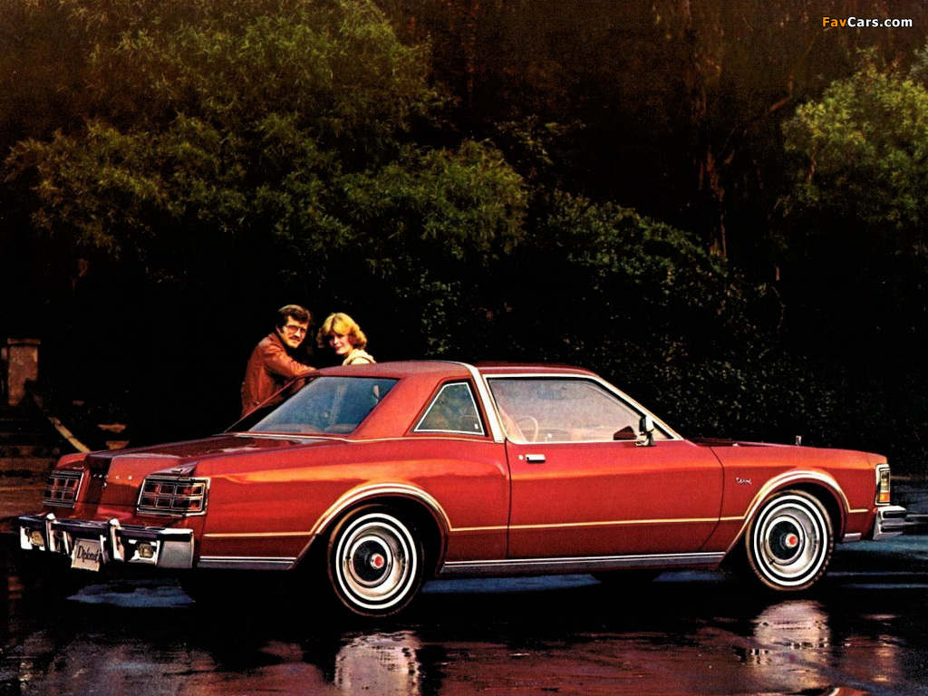 Dodge Diplomat Medallion Coupe (GP22) 1977 wallpapers (1024 x 768)