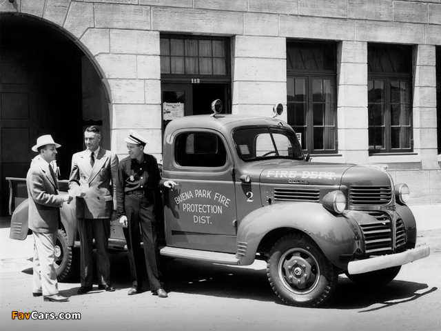 Pictures of Dodge Job-Rated Pickup Fire Protection (WD-21) 1941 (640 x 480)