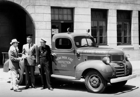 Pictures of Dodge Job-Rated Pickup Fire Protection (WD-21) 1941