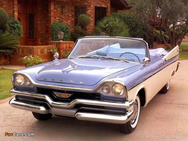 Pictures of Dodge Custom Royal Lancer Convertible 1957 (640 x 480)