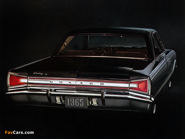Dodge Monaco 2-door Hardtop 1965 pictures (640 x 480)