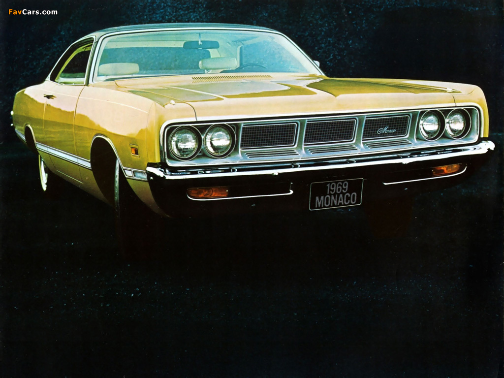Dodge Monaco 2-door Hardtop 1969 pictures (1024 x 768)