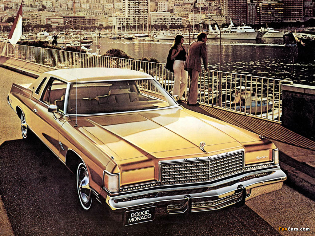 Dodge Royal Monaco Brougham 2-door Hardtop 1975 images (1024 x 768)