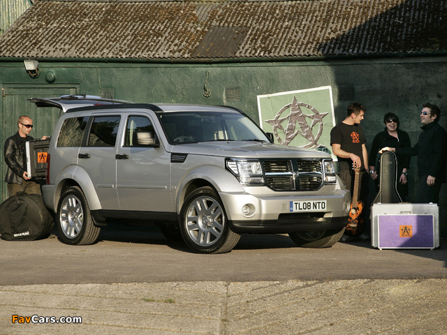 Dodge Nitro UK-spec 2007–09 wallpapers (640 x 480)