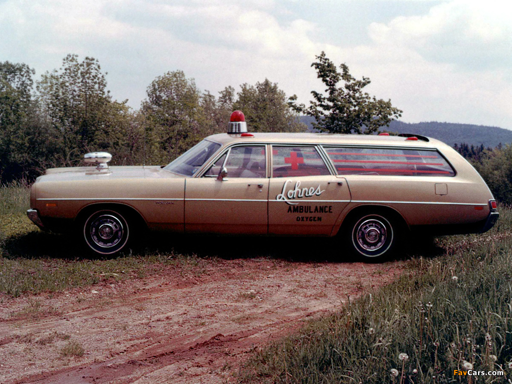 Dodge Polara Lohnes Ambulance Wagon 1969 pictures (1024 x 768)
