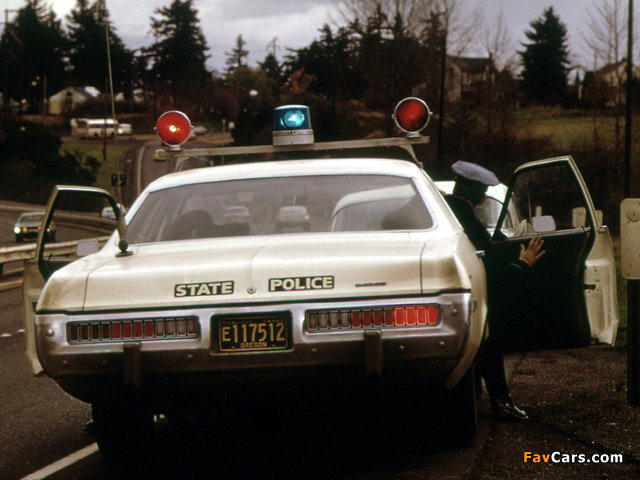 Dodge Polara Police 1973 photos (640 x 480)