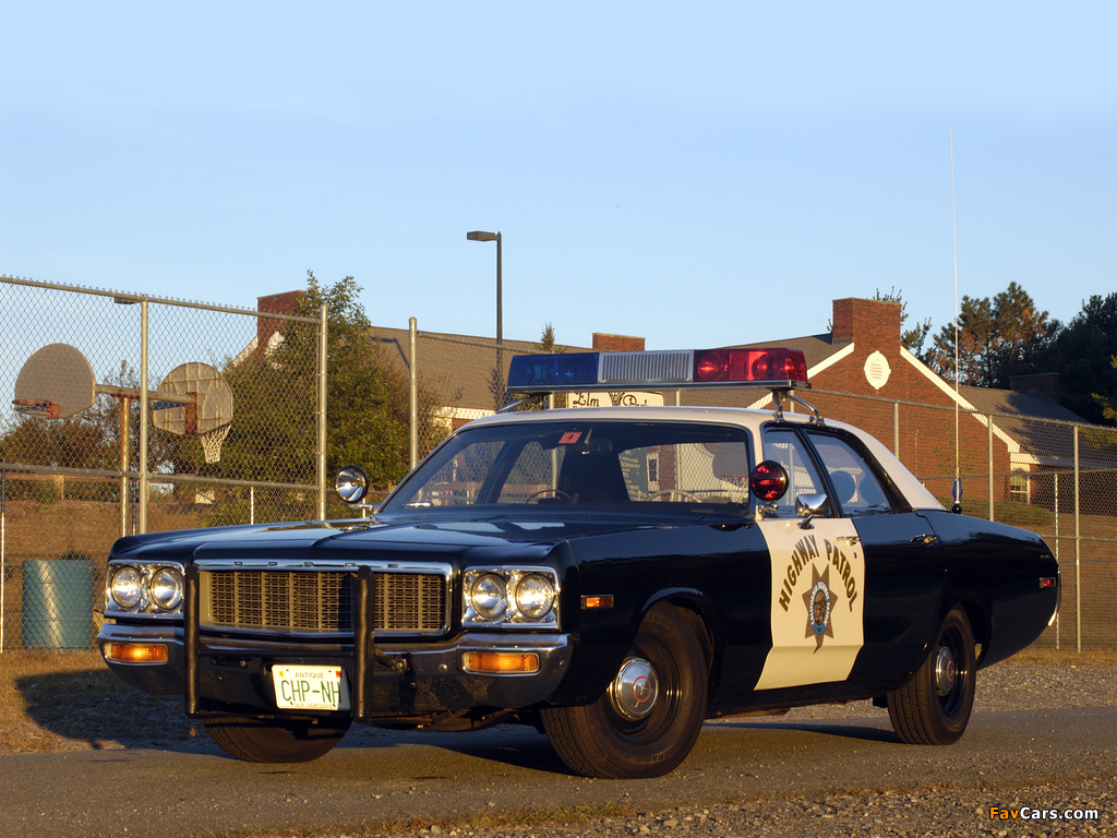 Dodge Polara Police 1973 pictures (1024 x 768)