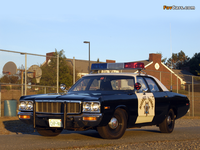 Dodge Polara Police 1973 pictures (640 x 480)