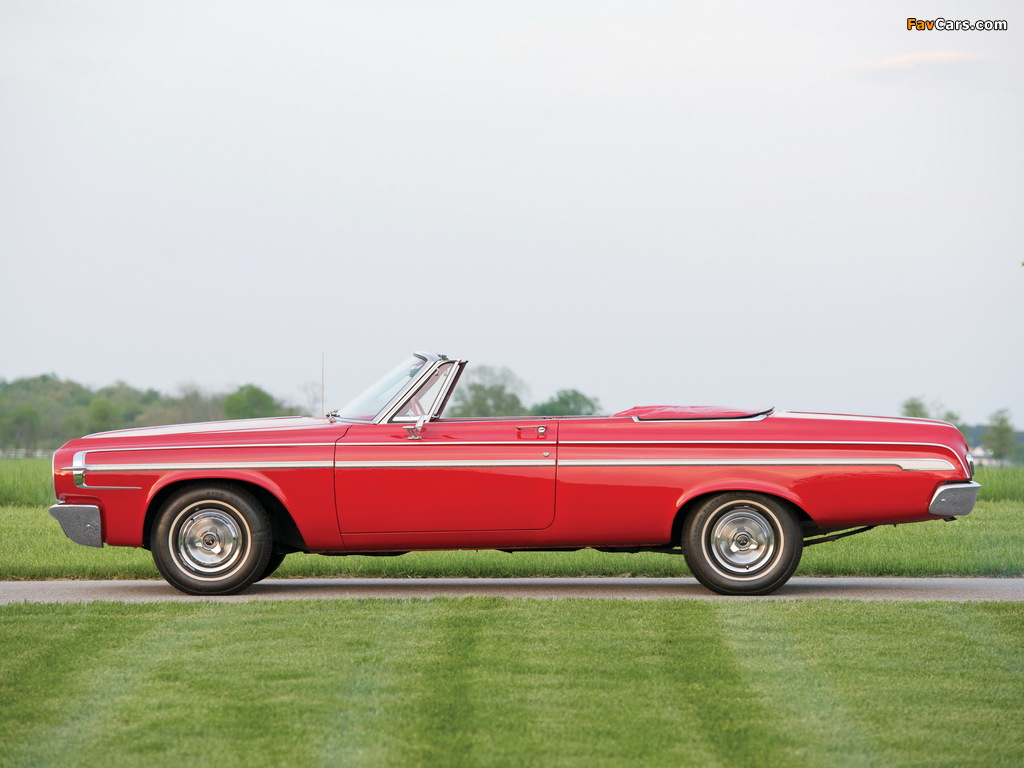 Photos of Dodge Polara Convertible (VD2H 635) 1964 (1024 x 768)