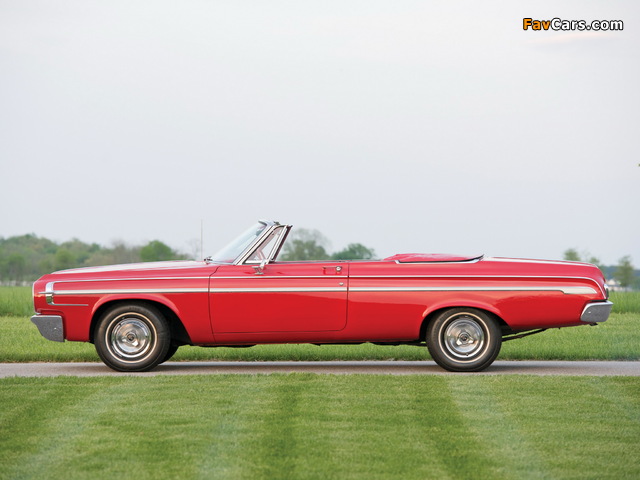 Photos of Dodge Polara Convertible (VD2H 635) 1964 (640 x 480)