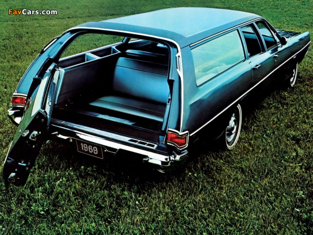 Dodge Polara Station Wagon (DL46) 1969 wallpapers (640 x 480)