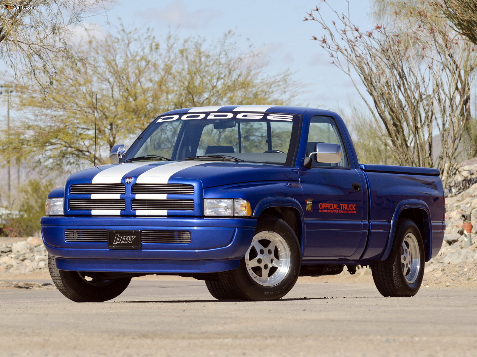 Dodge Ram Indy 500 Pace Truck 1996 images (1600 x 1200)