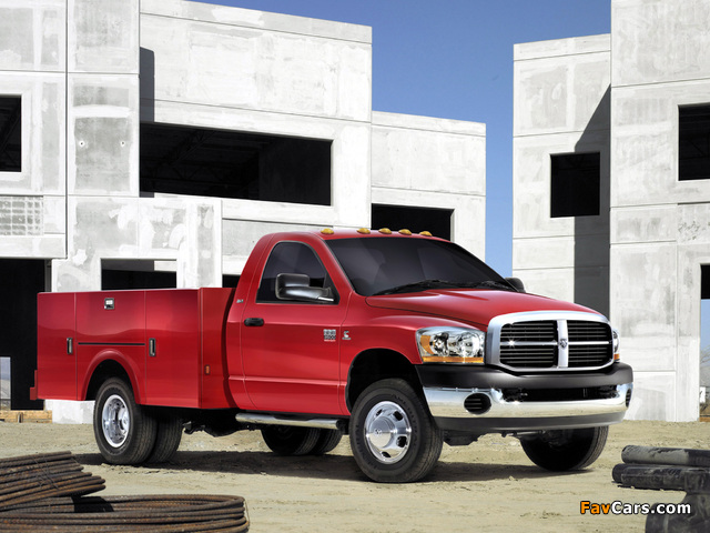 Dodge Ram 3500 Chassis Regular Cab 2006–09 pictures (640 x 480)