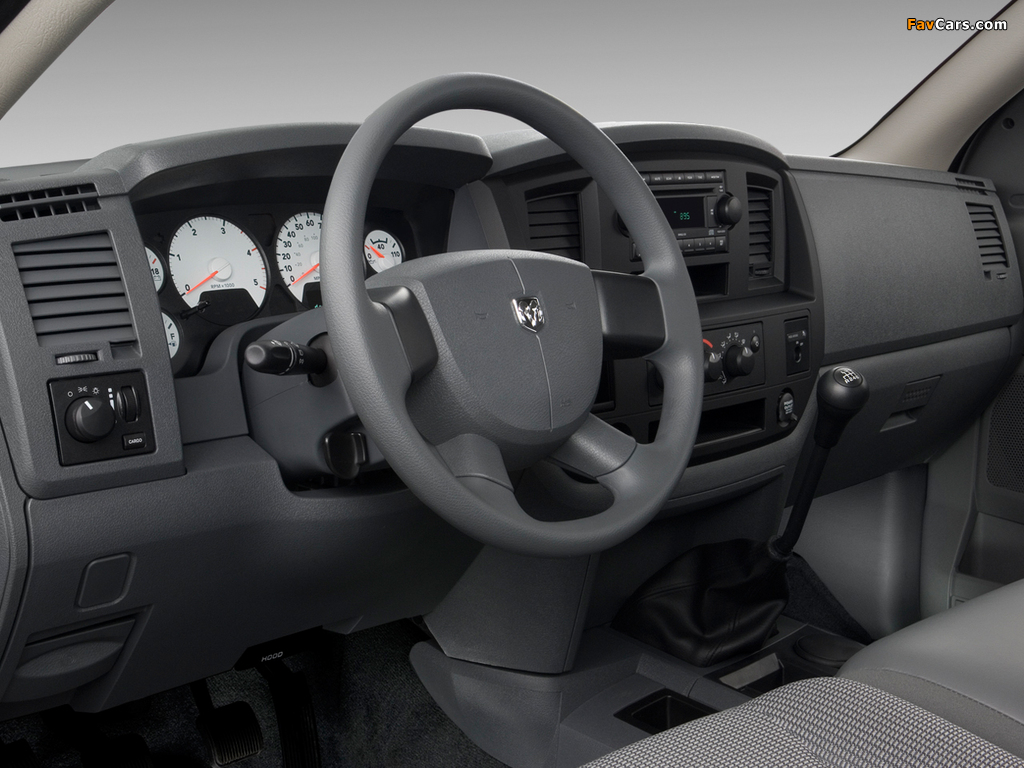 Dodge Ram 2500 Regular Cab 2006–09 wallpapers (1024 x 768)