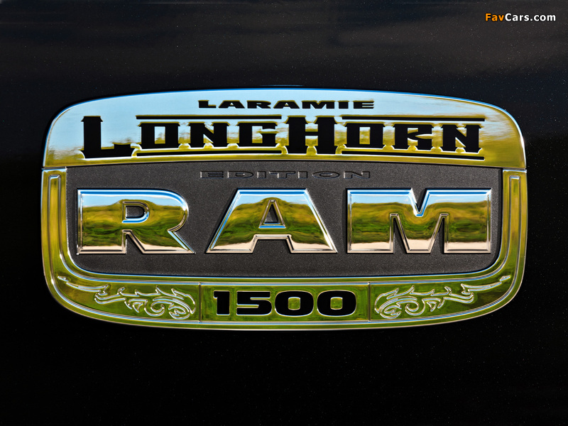 Ram 1500 Laramie Longhorn Crew Cab 2011–12 photos (800 x 600)