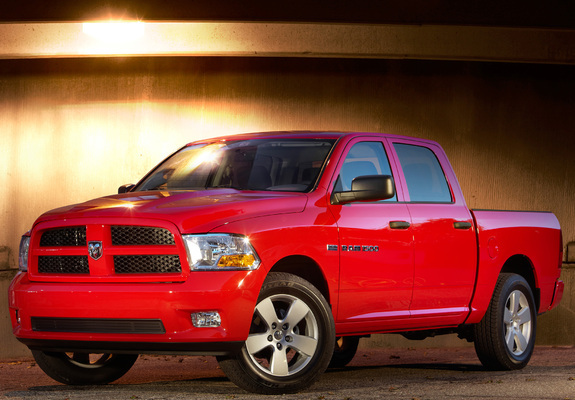 Ram 1500 Express Crew Cab 2011–12 wallpapers