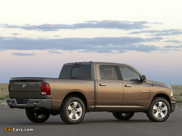 Ram 1500 Lone Star Crew Cab 2008–12 wallpapers (640 x 480)