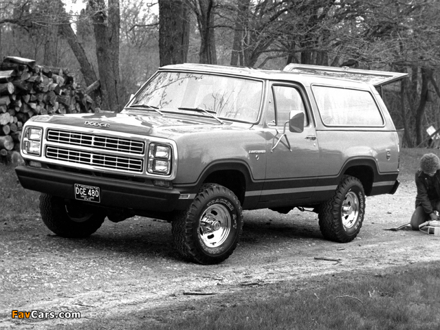 Dodge Ramcharger SE 1980 wallpapers (640 x 480)