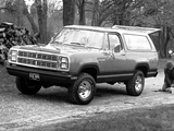 Dodge Ramcharger SE 1980 wallpapers