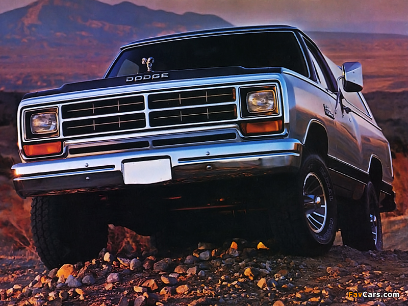 Dodge Ramcharger 1987 images (800 x 600)