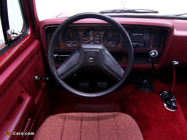 Dodge Ramcharger 1988 images (640 x 480)