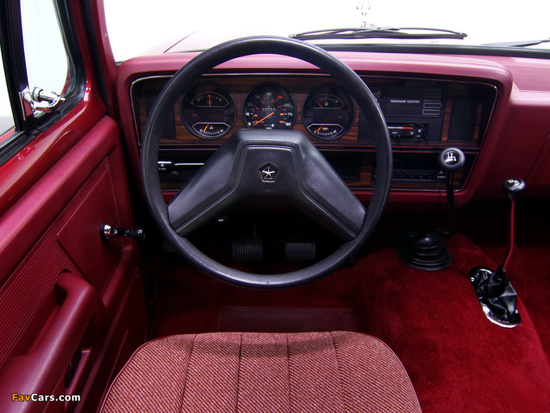 Dodge Ramcharger 1988 images (800 x 600)