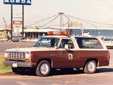 Photos of Dodge Ramcharger Patrol Car 1984
