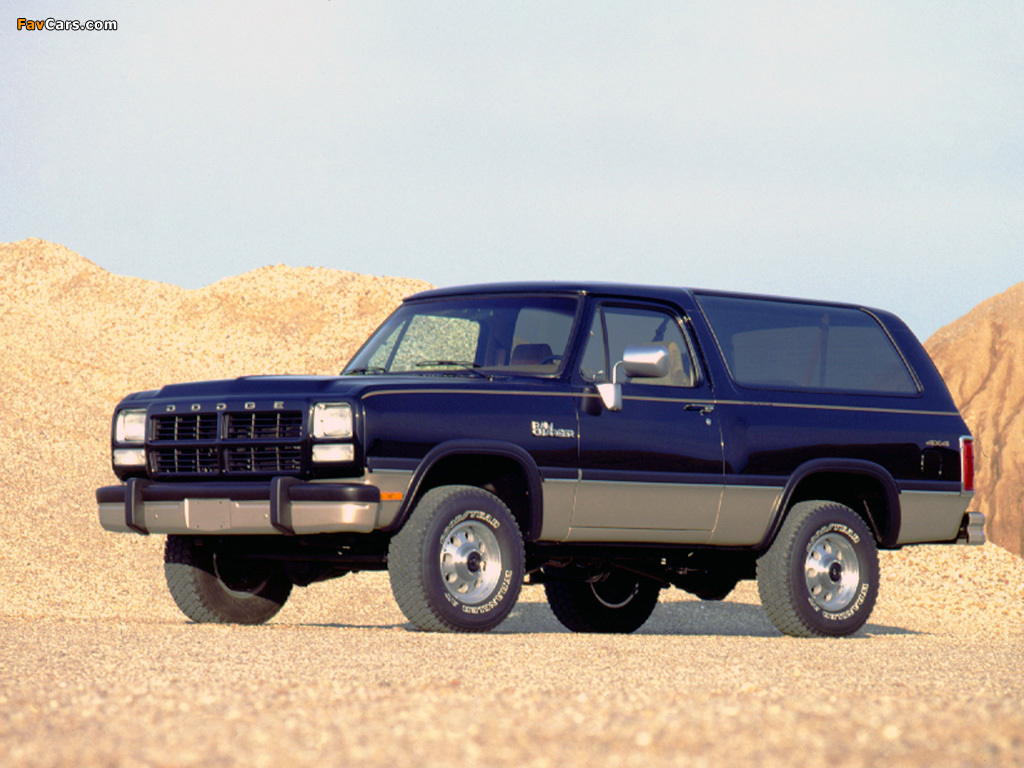 Pictures of Dodge Ramcharger 1992 (1024 x 768)