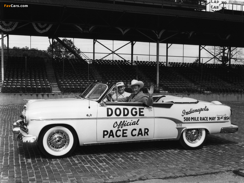 Dodge Royal Convertible Indy 500 Pace Car 1954 wallpapers (1024 x 768)