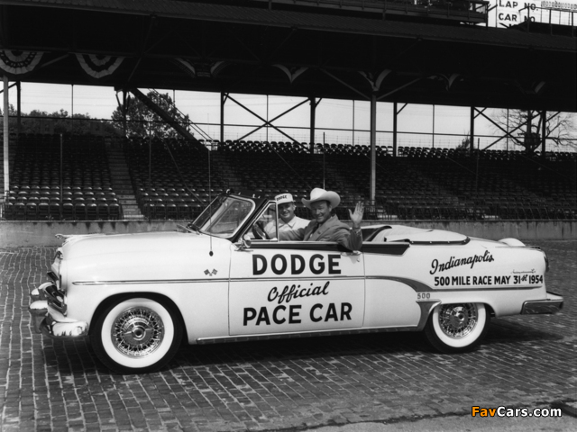 Dodge Royal Convertible Indy 500 Pace Car 1954 wallpapers (640 x 480)