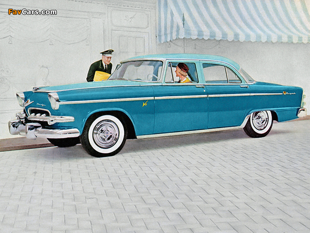 Dodge Custom Royal Sedan (D55-3) 1955 wallpapers (640 x 480)