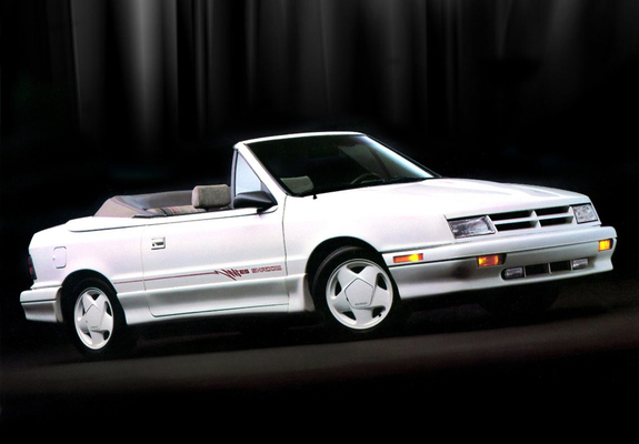 Dodge Shadow Convertible 1991–93 images