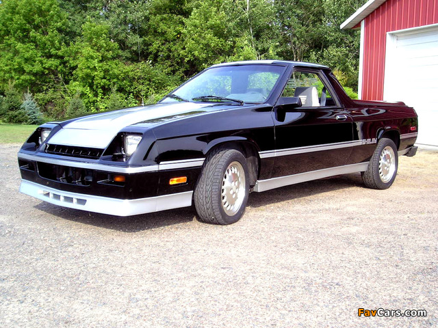 Photos of Dodge Shelby Rampage 1982–84 (640 x 480)