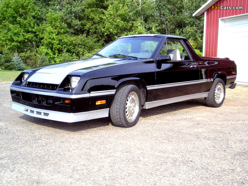 Photos of Dodge Shelby Rampage 1982–84 (800 x 600)