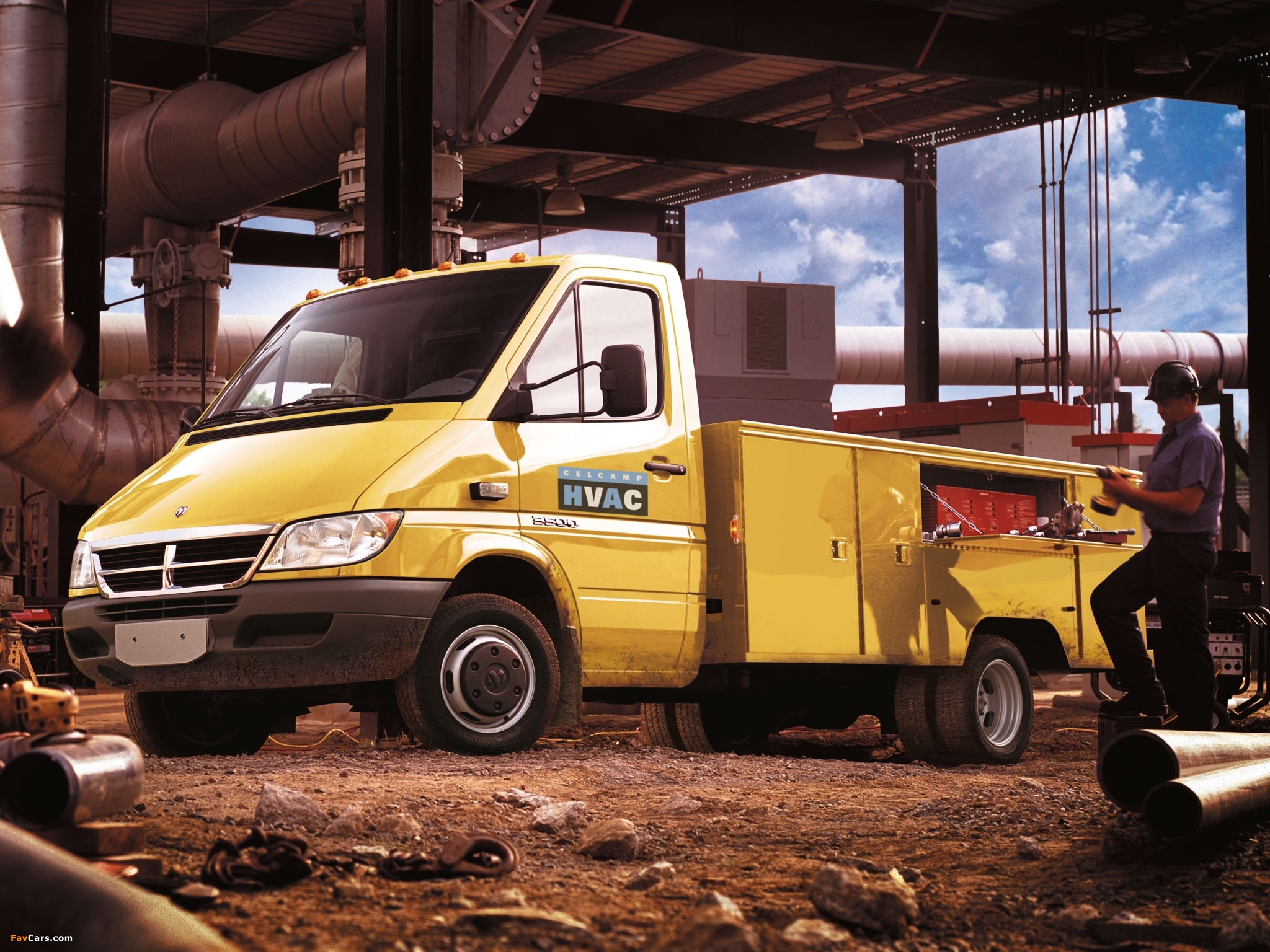 Dodge Sprinter Chassis Cab 2002–06 wallpapers (2048 x 1536)