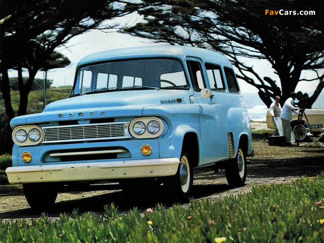 Dodge D100 2WD Town Wagon (T) 1963 pictures (640 x 480)
