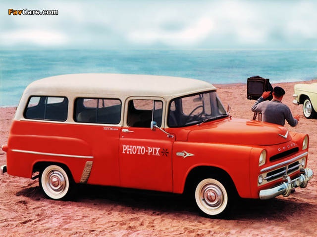 Dodge Town Wagon 1957 wallpapers (640 x 480)