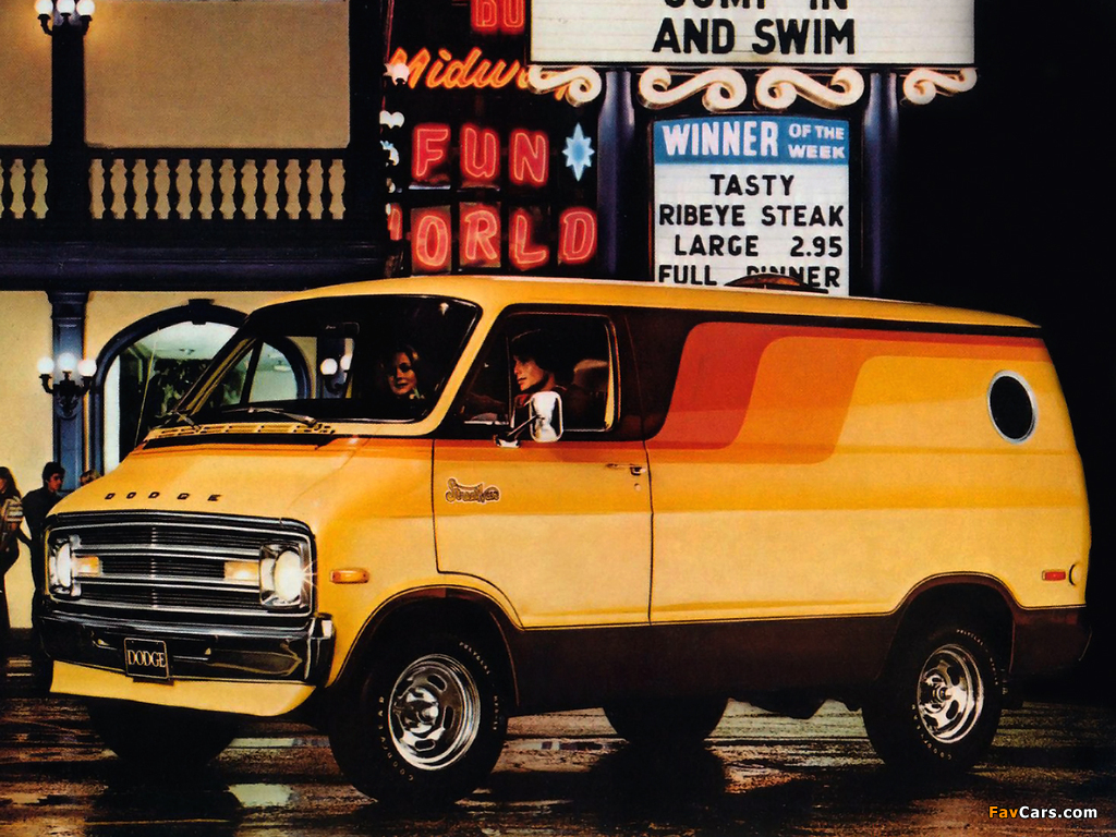 Dodge Street Van 1976–77 wallpapers (1024 x 768)