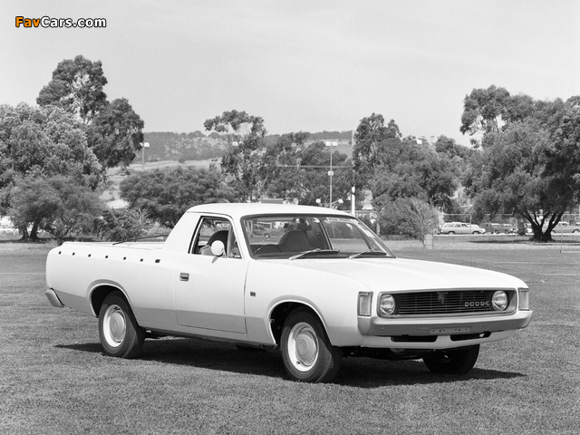 Pictures of Dodge Valiant Utility (VH) 1971–73 (640 x 480)