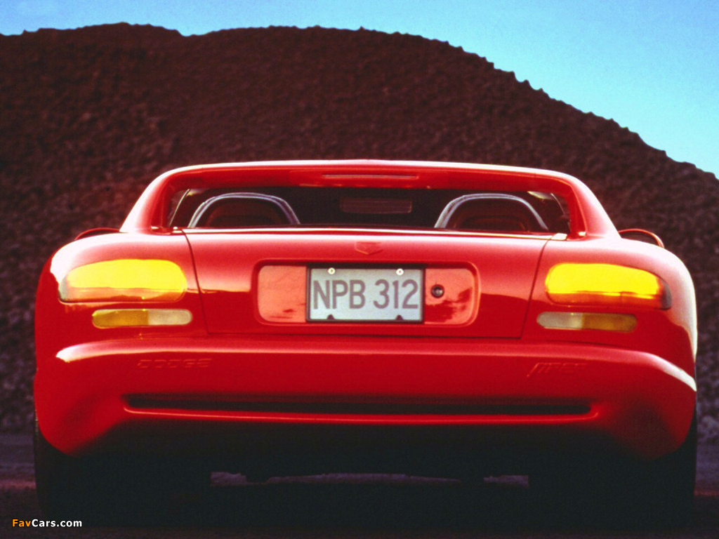 Dodge Viper RT/10 1992–95 images (1024 x 768)