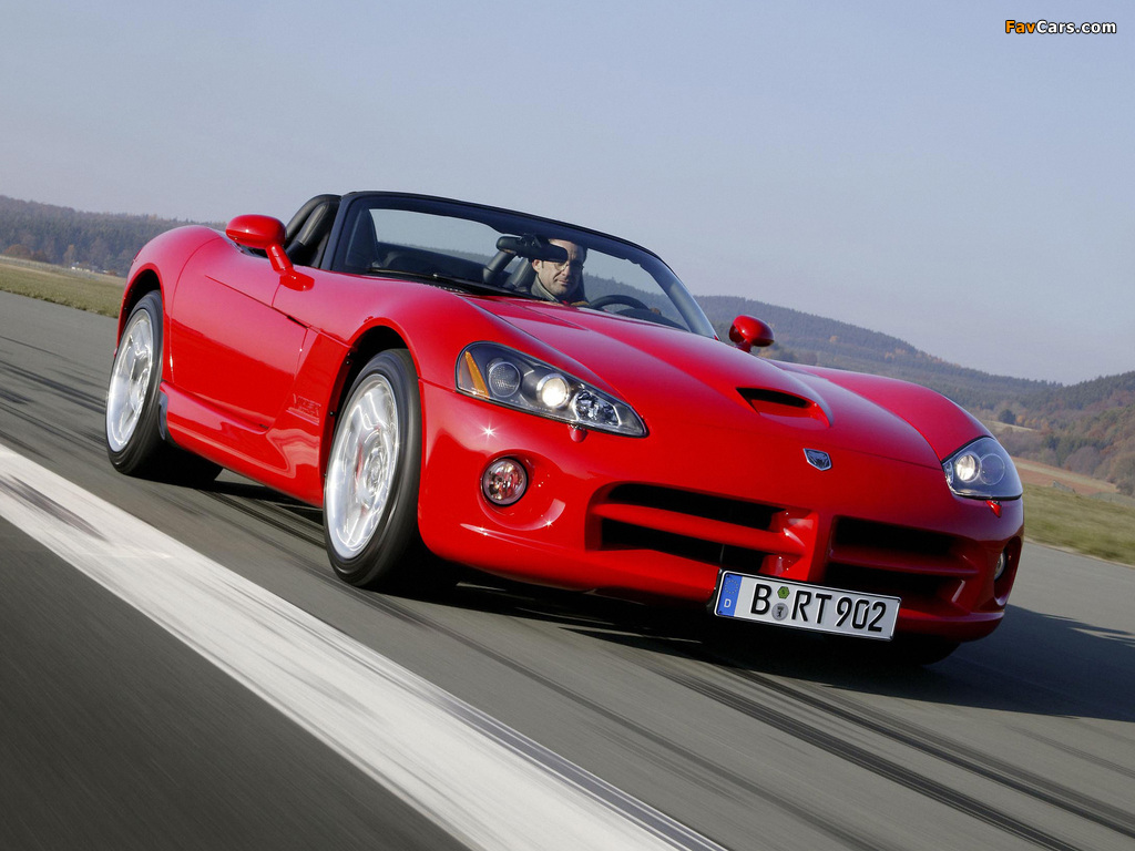 Dodge Viper SRT10 Convertible 2003–07 images (1024 x 768)