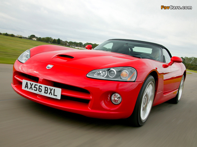 Dodge Viper SRT10 Convertible 2003–07 pictures (640 x 480)