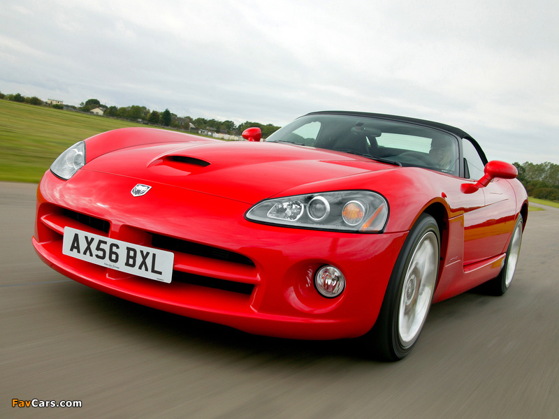 Dodge Viper SRT10 Convertible 2003–07 pictures (800 x 600)