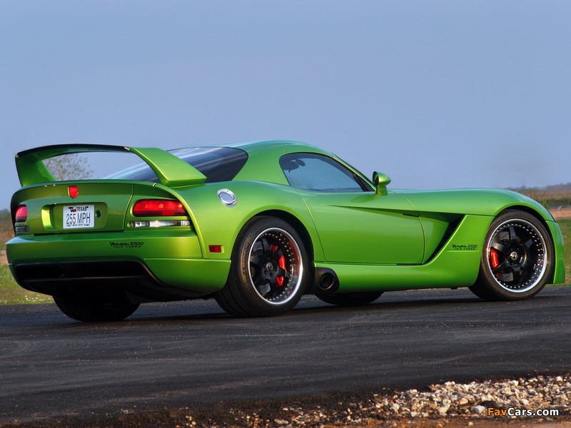 Hennessey Venom 1000 Twin Turbo SRT Coupe 2007–08 wallpapers (800 x 600)