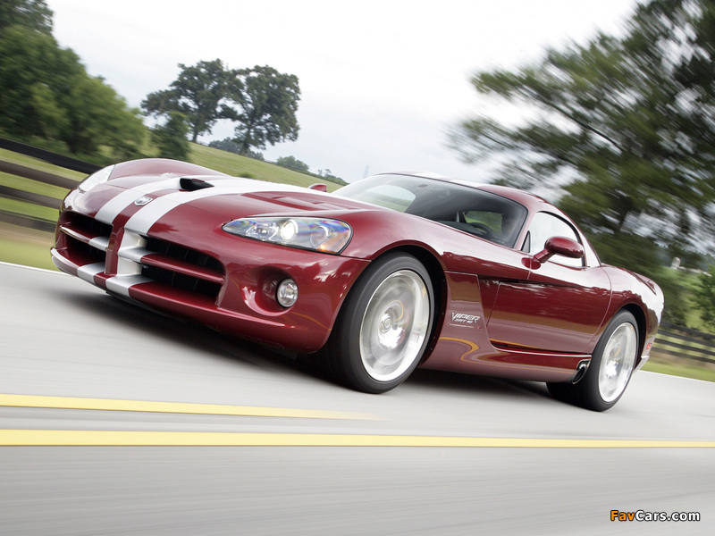 Dodge Viper SRT10 Coupe 2008–10 wallpapers (800 x 600)