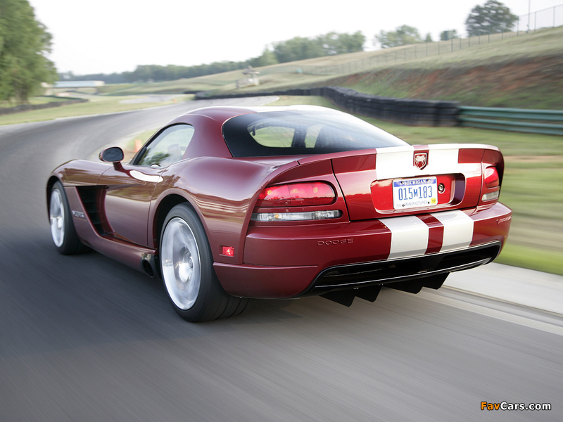 Dodge Viper SRT10 Coupe 2008–10 wallpapers (800 x 600)