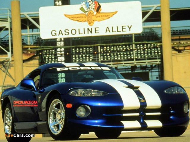 Images of Dodge Viper GTS Indy 500 Pace Car 1996 (640 x 480)